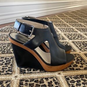 Michael Kors size 8.5 cut out wedge